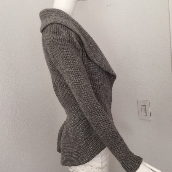Duffy gray open front Sweater - Picture 5 of 8